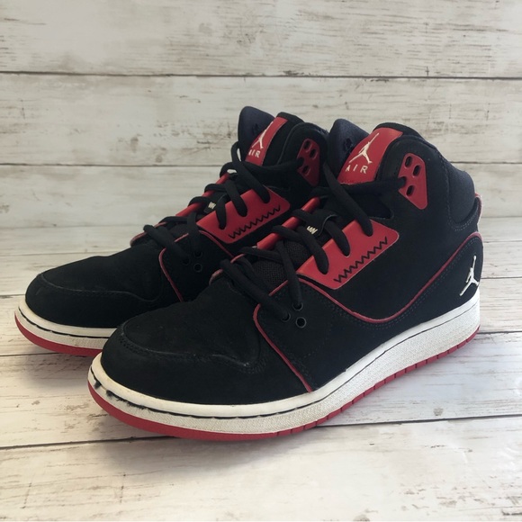 JORDAN 1 Flight 2 Boy’s Black/White Sneakers Size 6Y - Picture 5 of 13